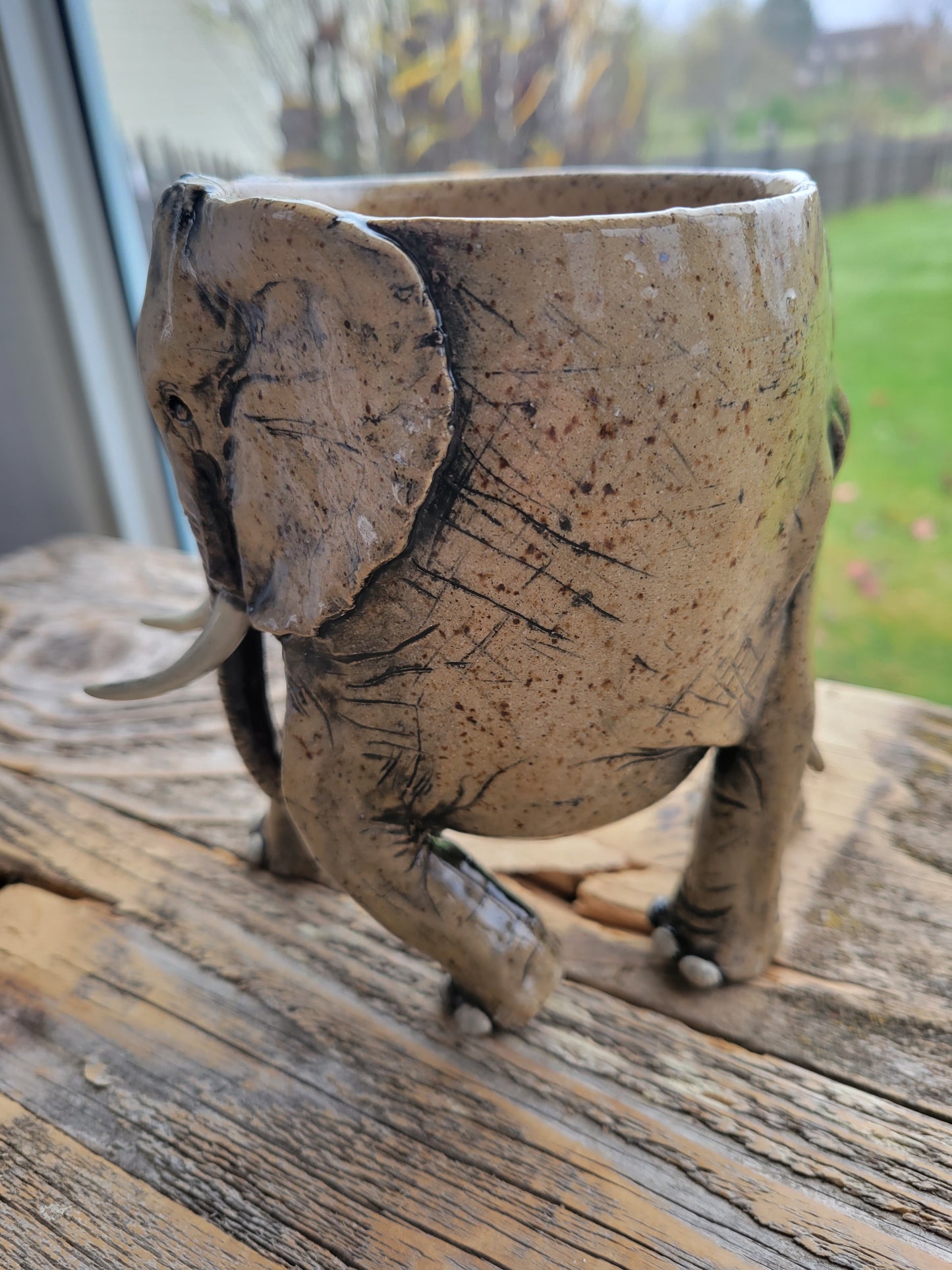 Elephant planter