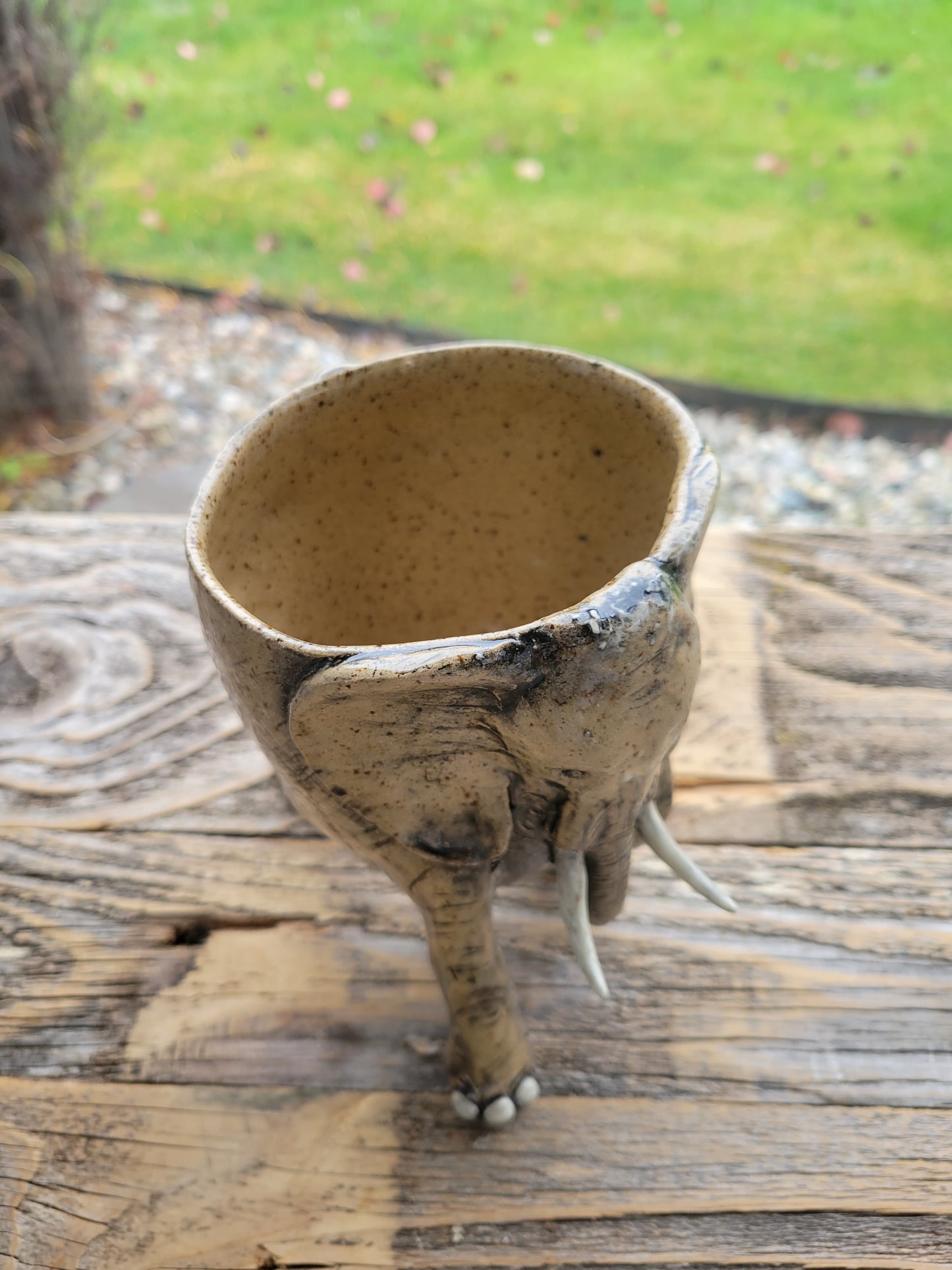Elephant planter