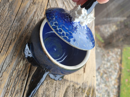 Blue Whale Jar with Splash