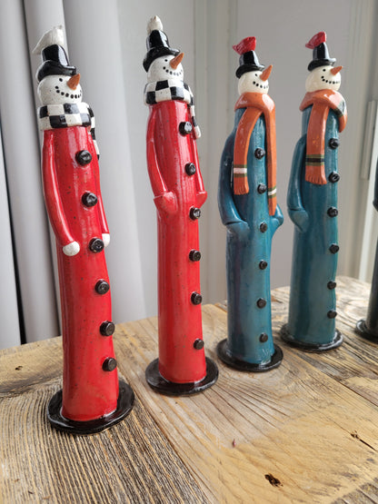 Tall Snowmen Figures