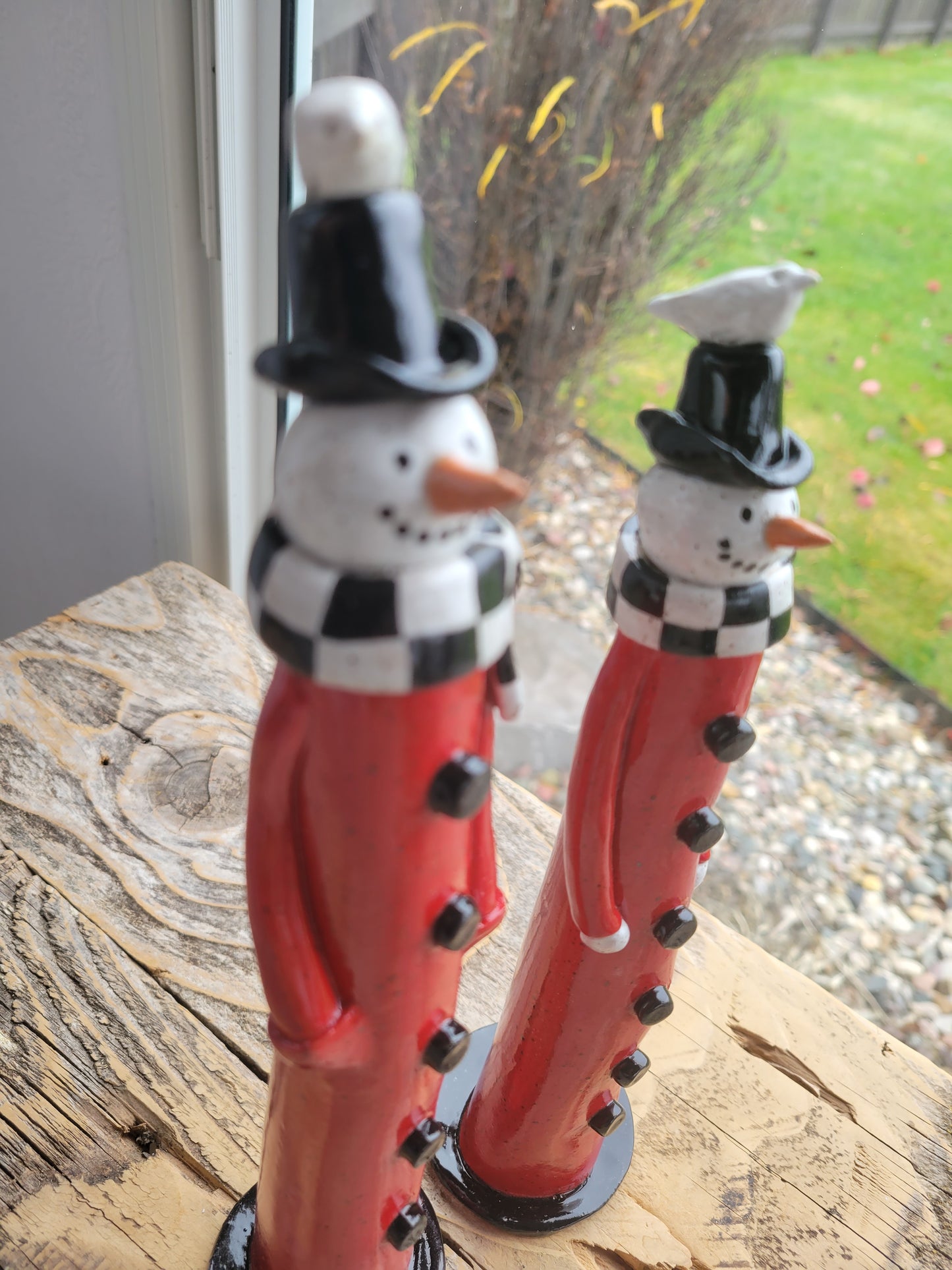 Tall Snowmen Figures