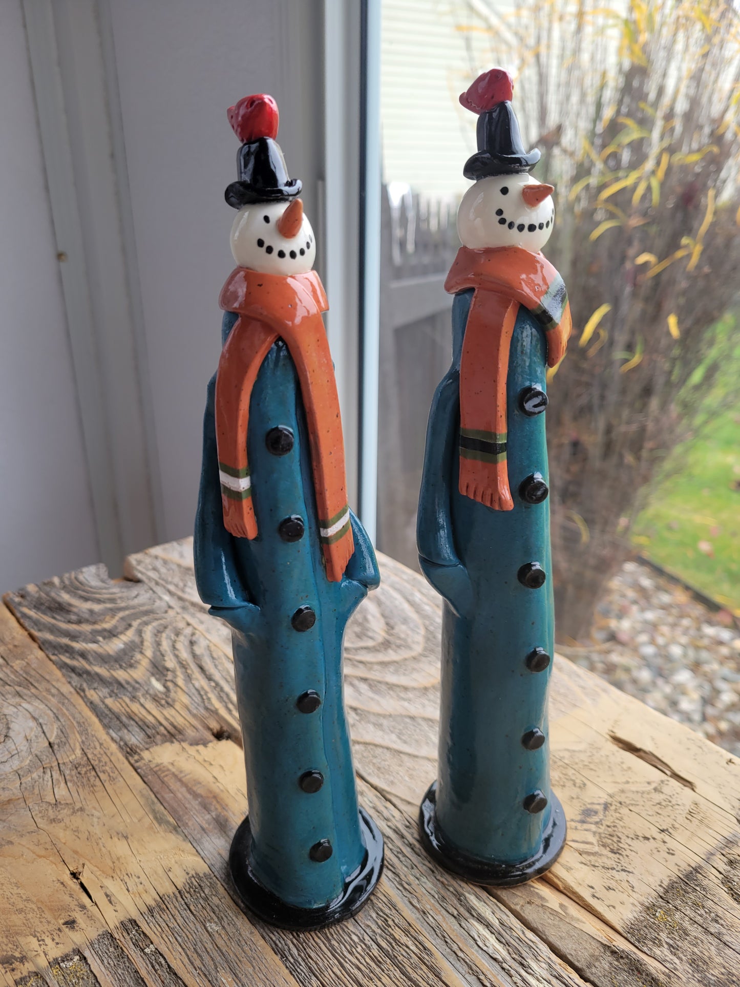 Tall Snowmen Figures