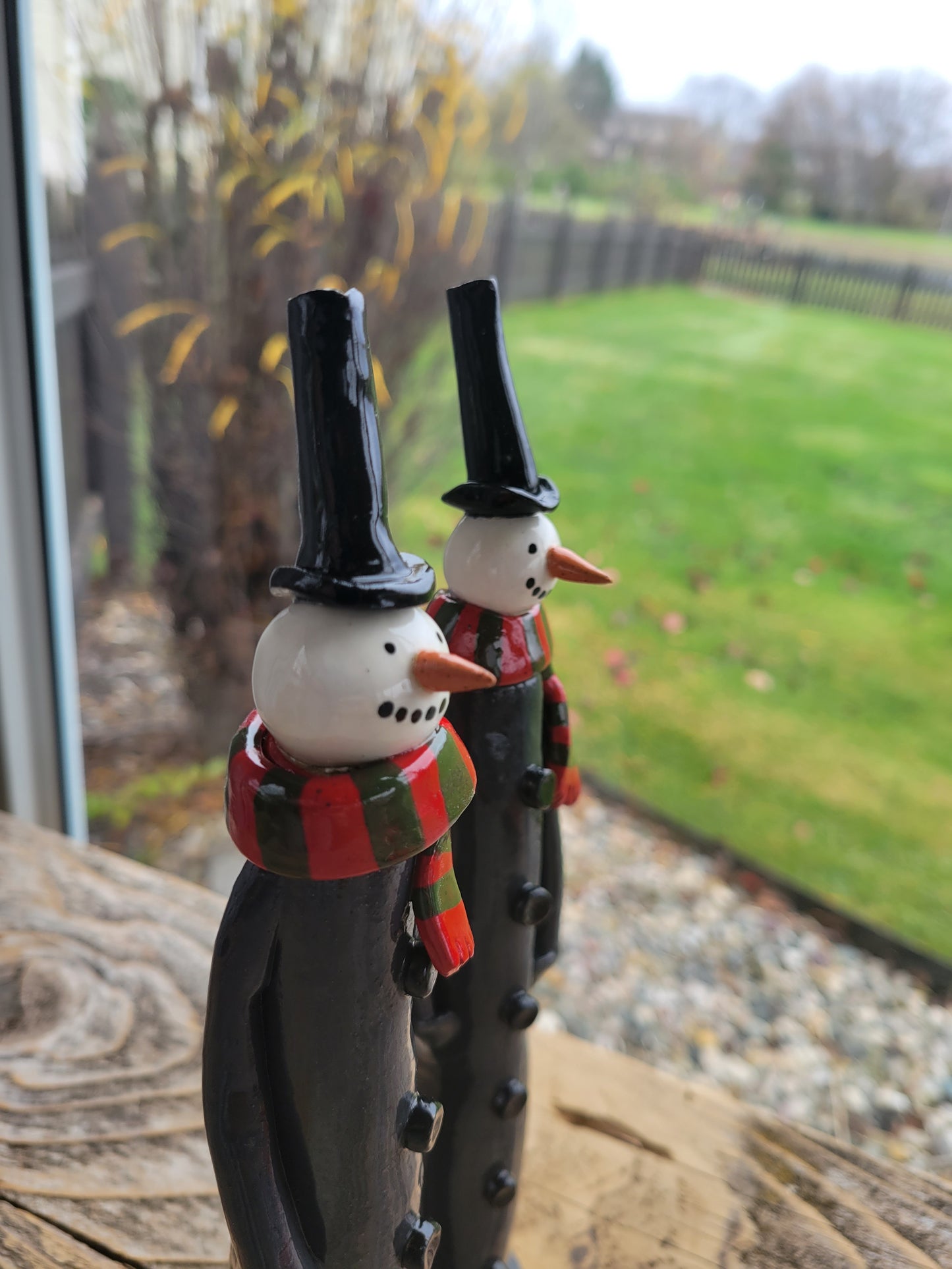 Tall Snowmen Figures