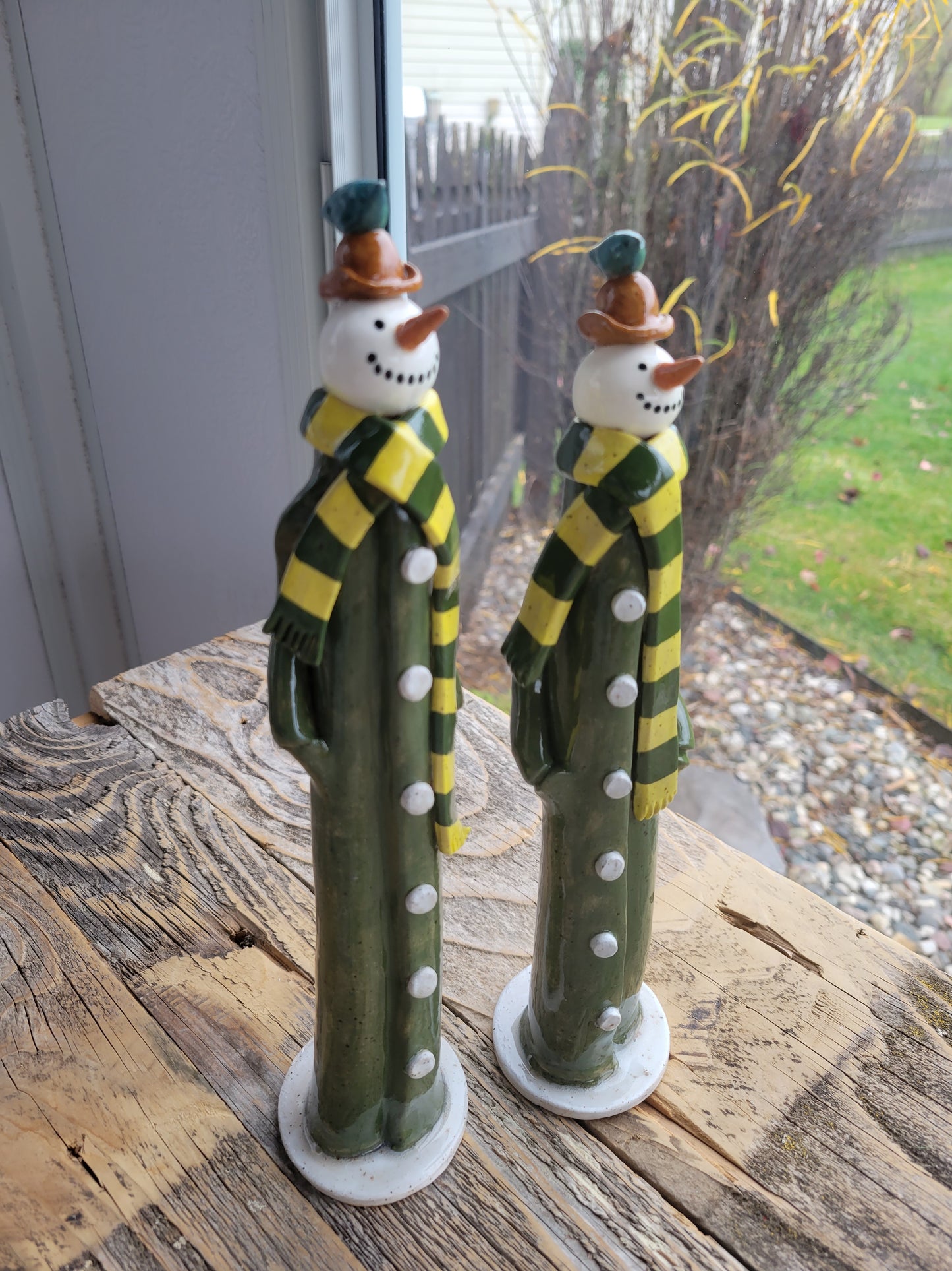 Tall Snowmen Figures