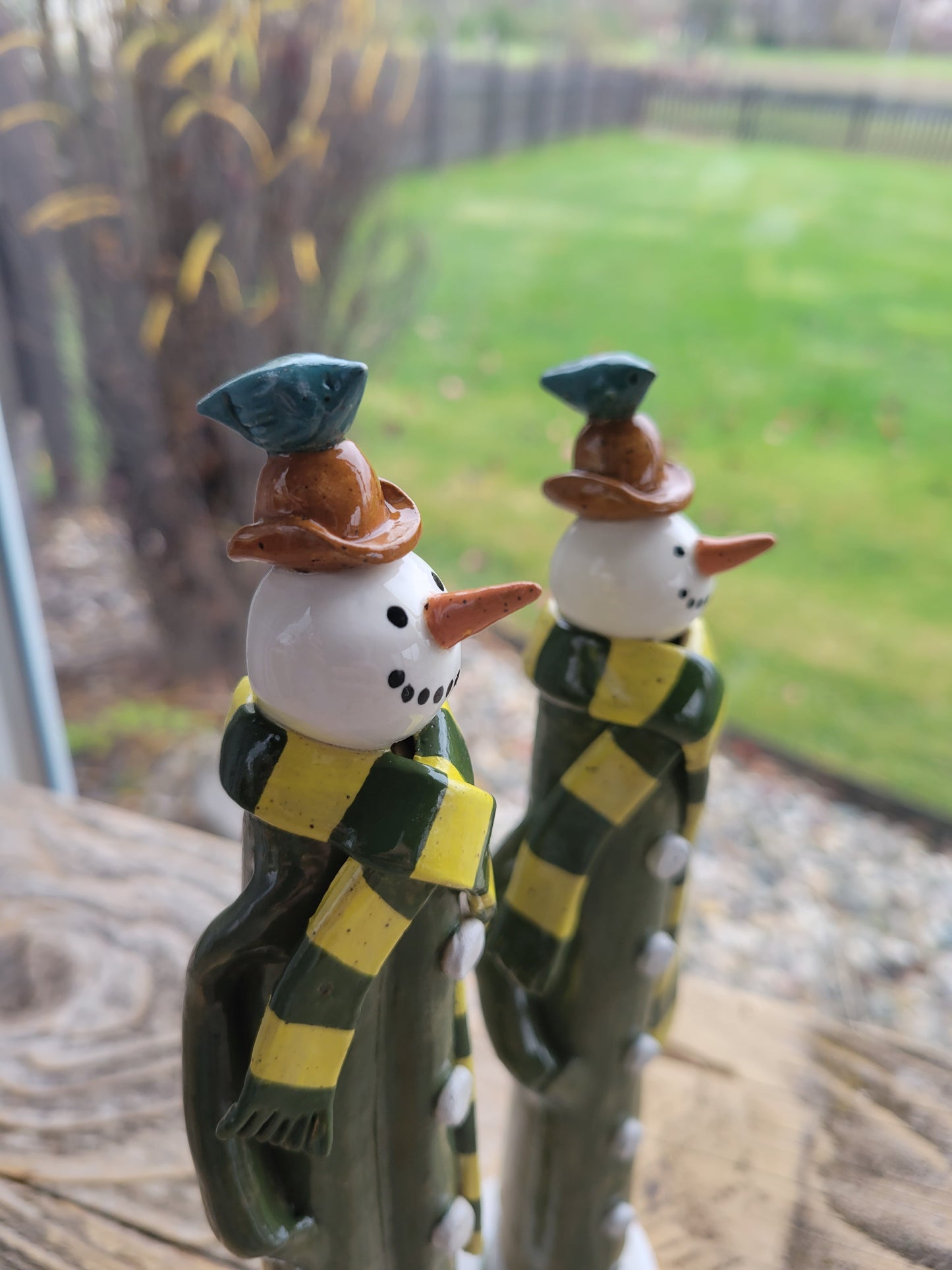 Tall Snowmen Figures