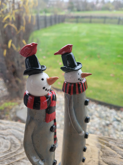 Tall Snowmen Figures